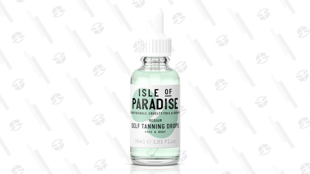 Isle of Paradise Self-Tanning Drops mix in with your existing facial moisturizer to give it a bit of tint.